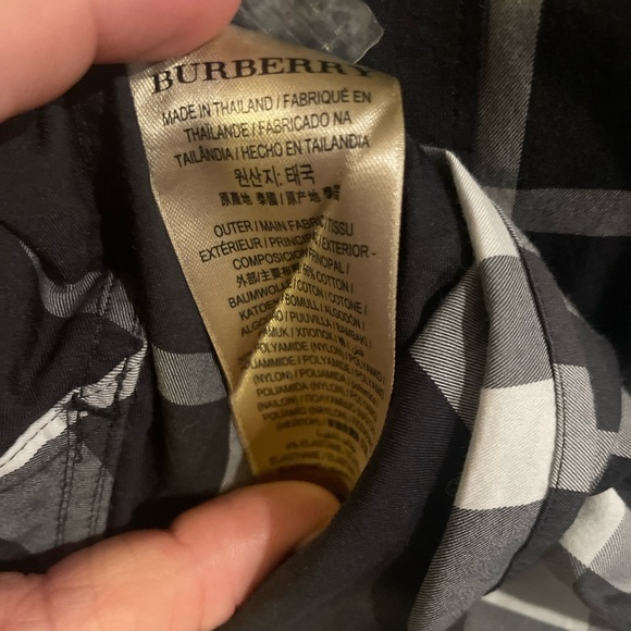 Burberry button up. - Picture 4 of 5